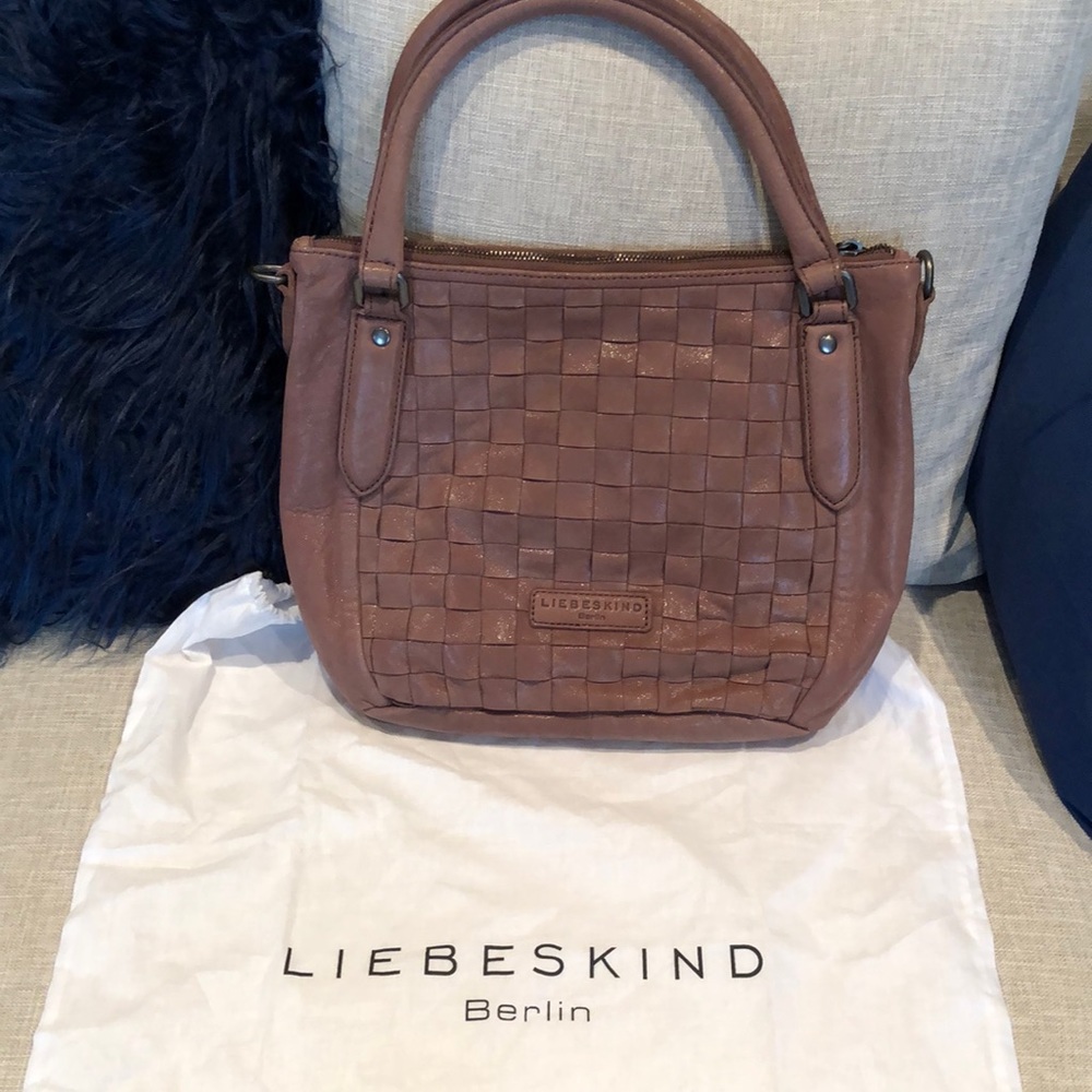 Liebeskind Shiny woven handbag In EUC